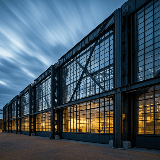 Sede centrale Concritech — architettura industriale moderna